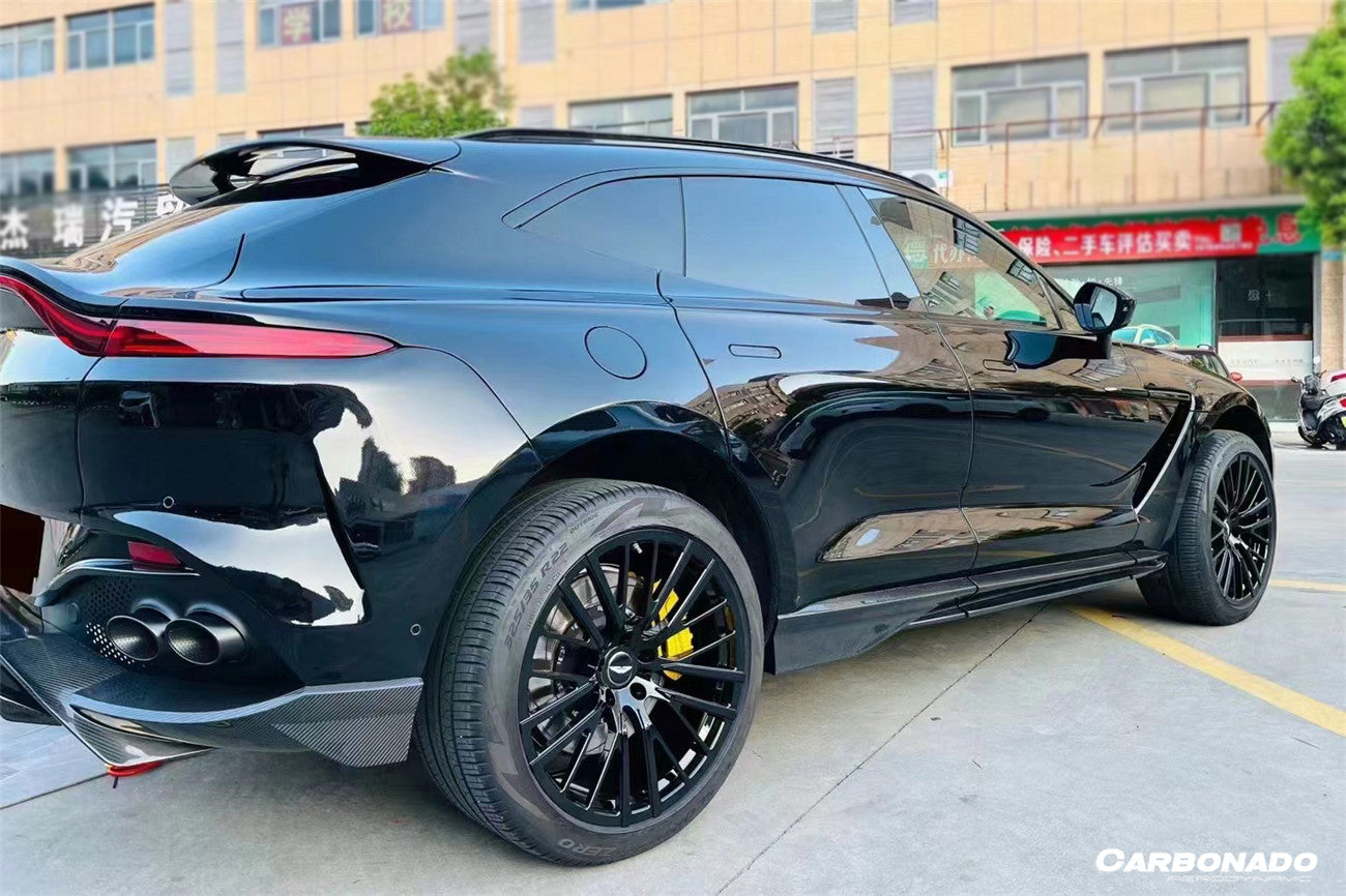 2021 - 2024 Aston Martin DBX 707 Style Dry Carbon Fiber Rear Bumper w & Exhaust tips