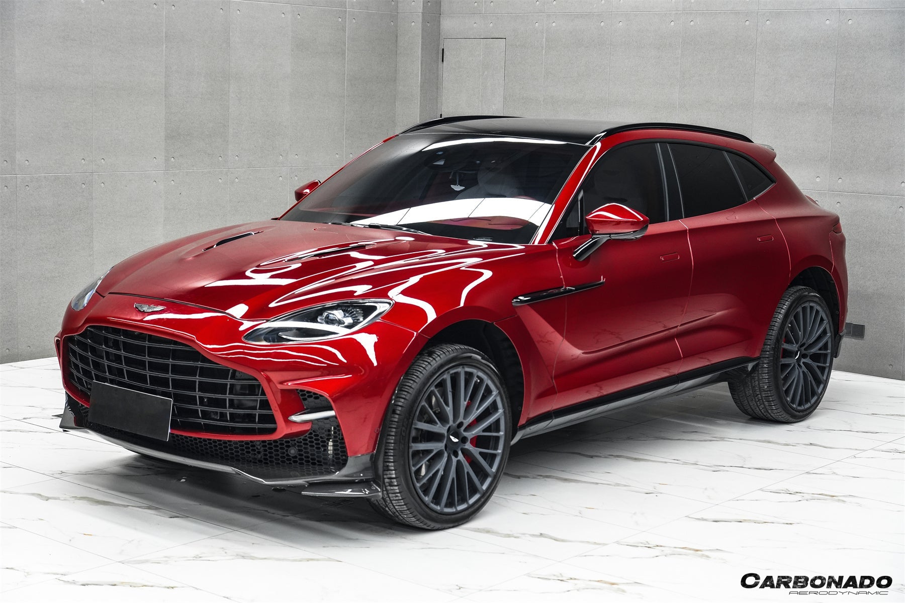 2021 - 2024 Aston Martin DBX Convert 707 Style Dry Carbon Fiber Front Bumper