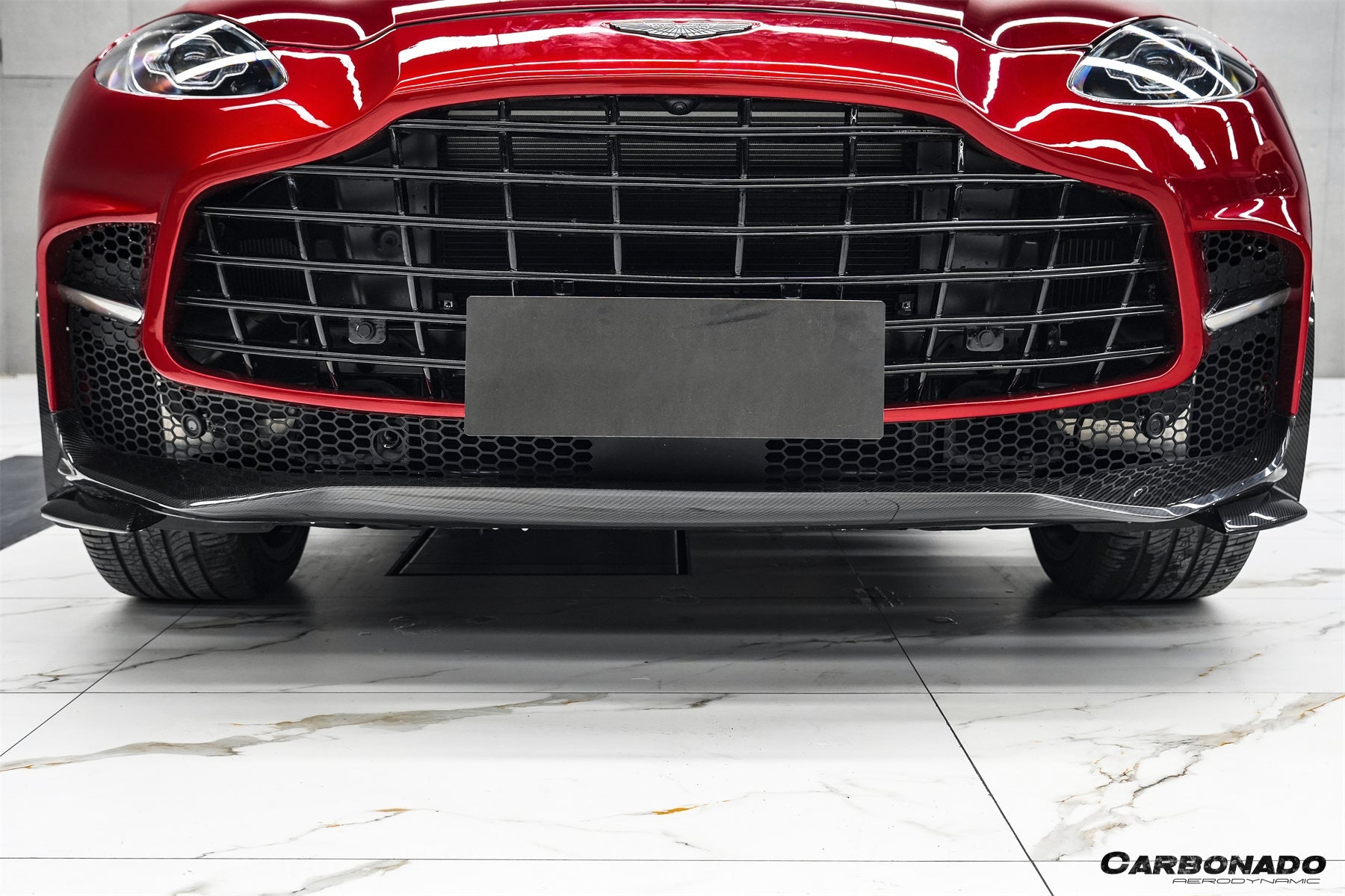 2021 - 2024 Aston Martin DBX Convert 707 Style Dry Carbon Fiber Front Bumper