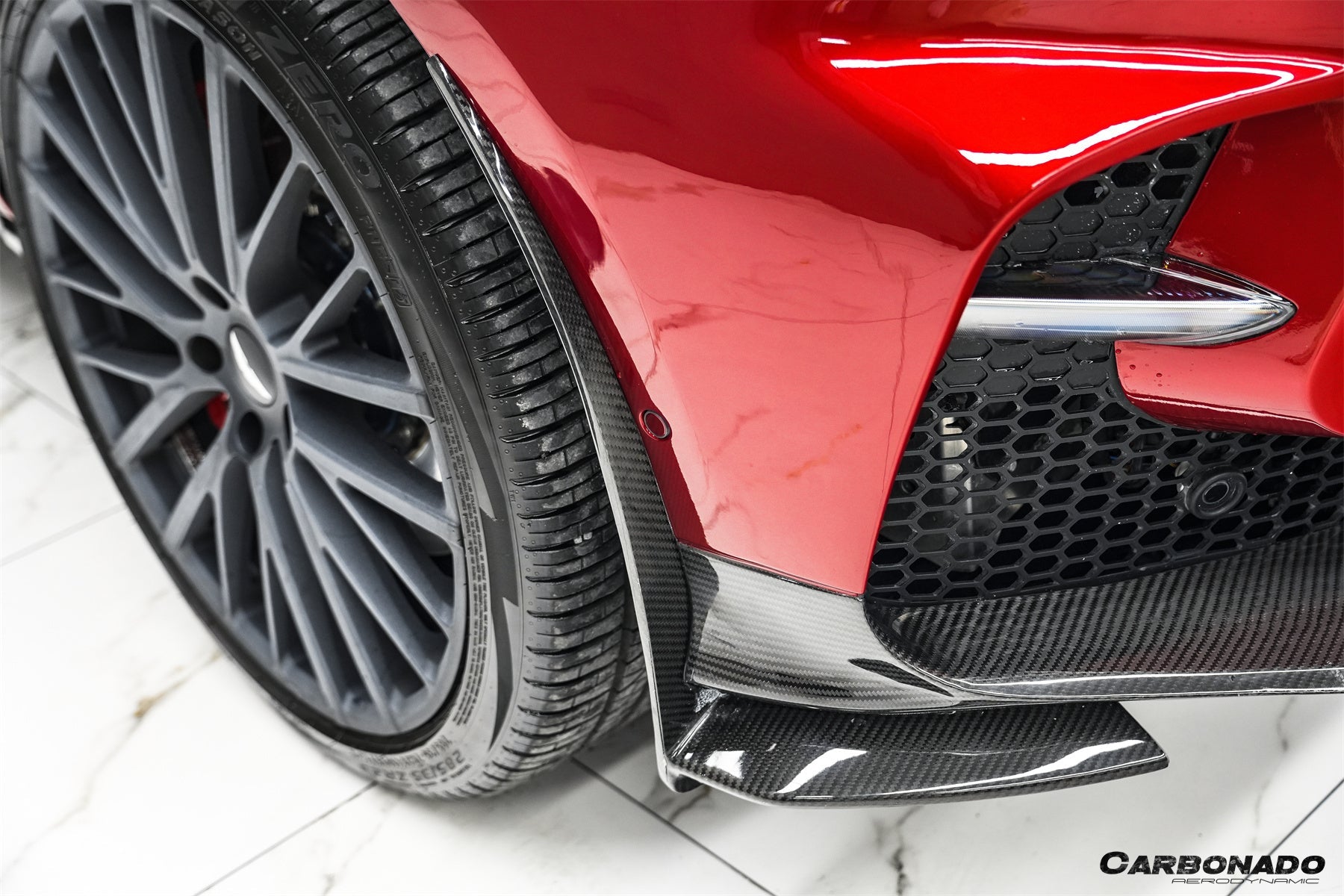 2021 - 2024 Aston Martin DBX Convert 707 Style Dry Carbon Fiber Front Bumper