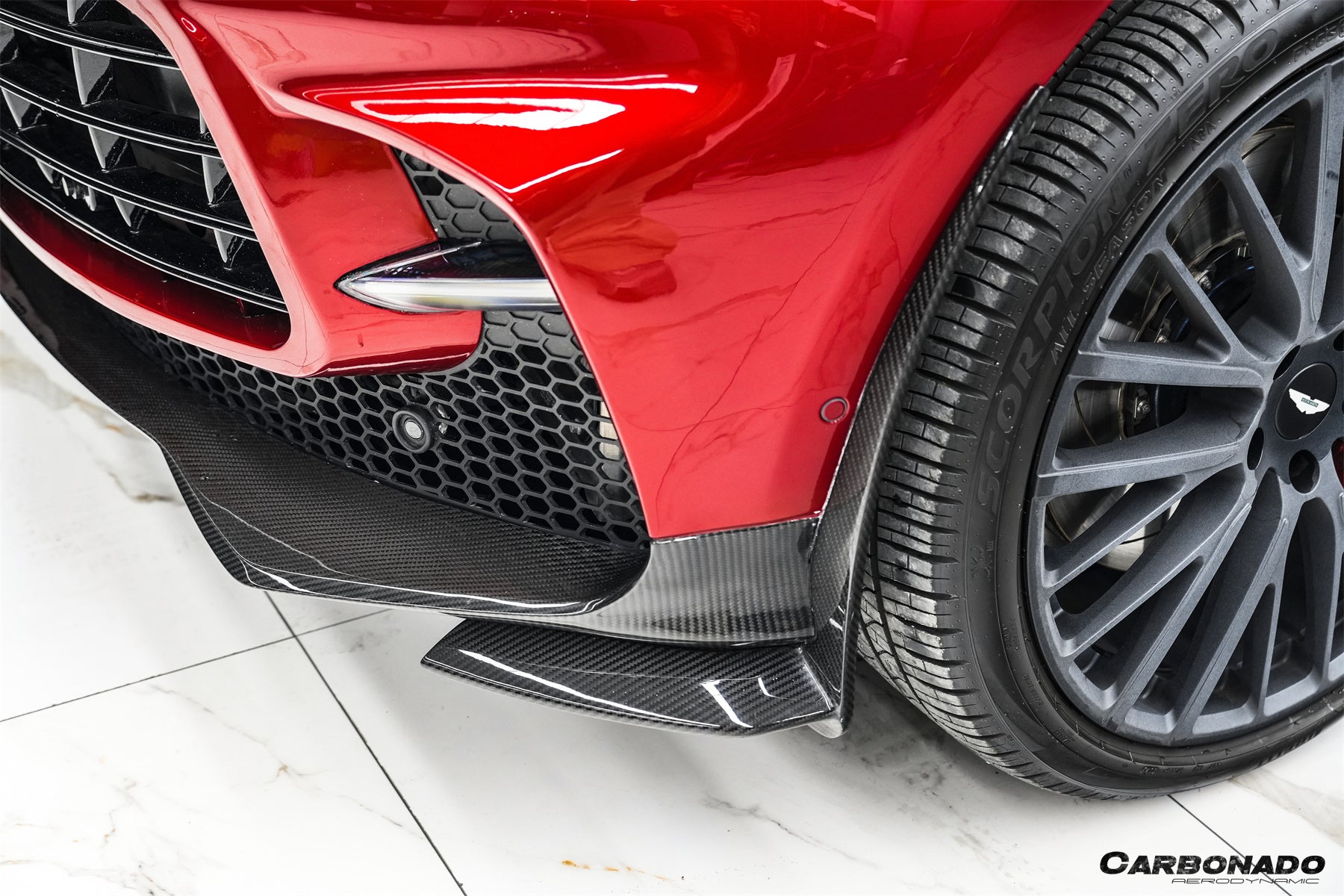 2021 - 2024 Aston Martin DBX Convert 707 Style Dry Carbon Fiber Front Bumper