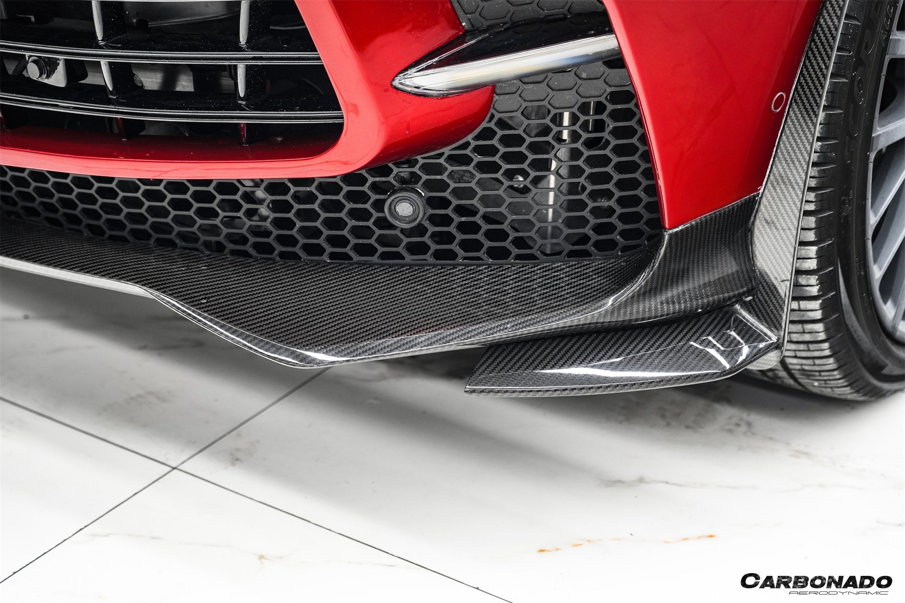 2021 - 2024 Aston Martin DBX Convert 707 Style Dry Carbon Fiber Front Bumper