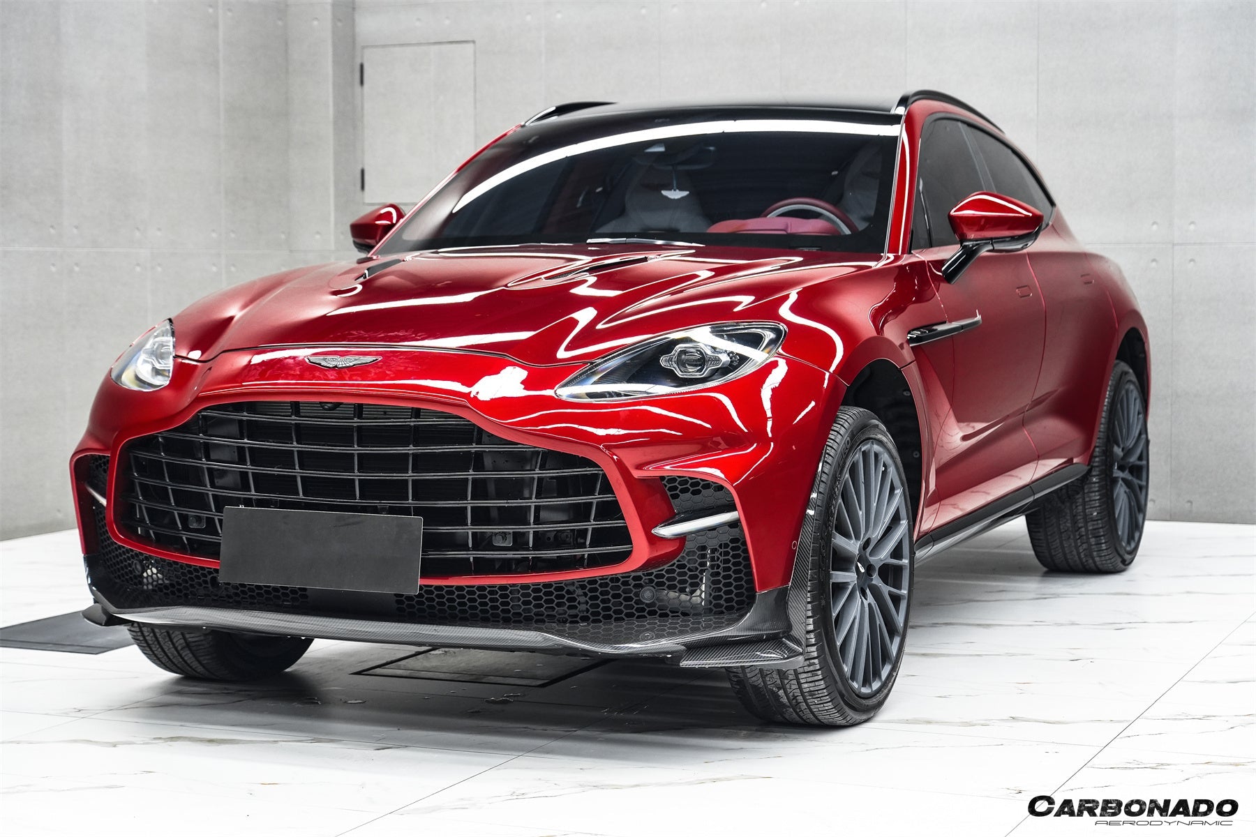 2021 - 2024 Aston Martin DBX Convert 707 Style Dry Carbon Fiber Front Bumper