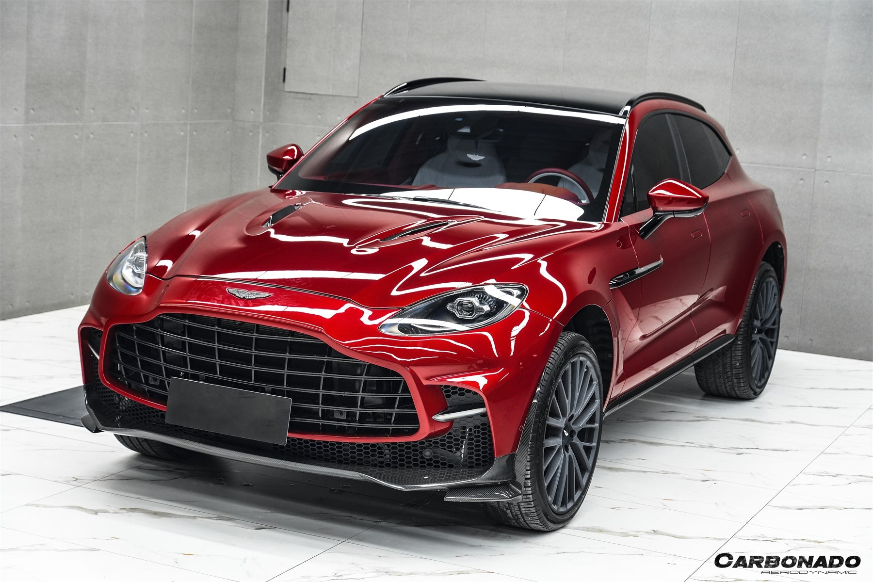 2021 - 2024 Aston Martin DBX Convert 707 Style Dry Carbon Fiber Front Bumper