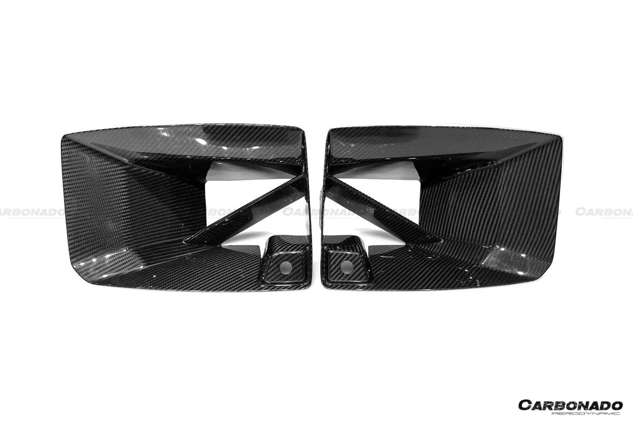 2021-2024 BMW M2 G87 Dry Carbon Fiber Front Bumper Air Inlet Trim