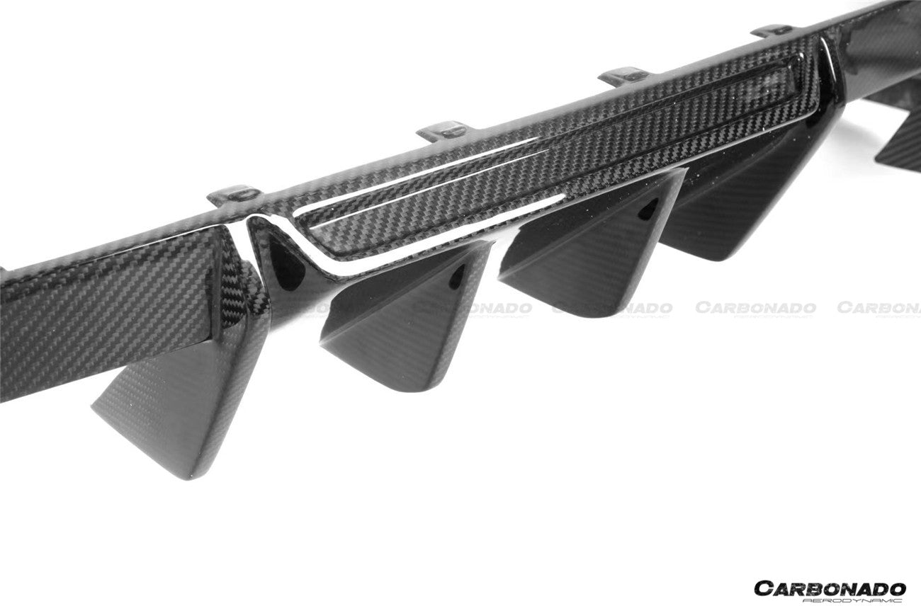 2021-2024 BMW M2 G87 Dry Carbon Fiber Rear Diffuser Lip