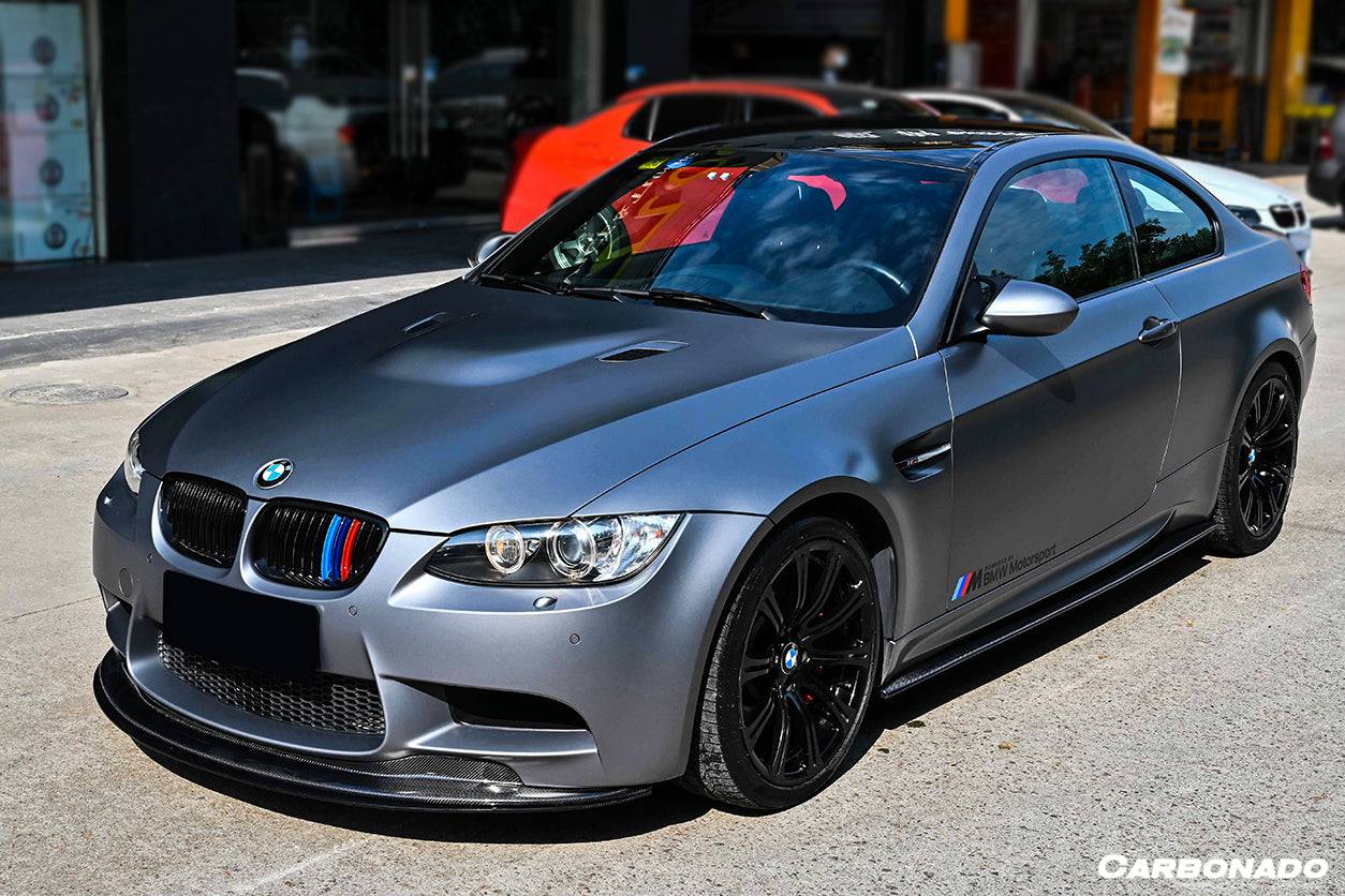 2008-2012 BMW M3 E90 & E92 & E93 GTSII Style Carbon Fiber Lip - Carbonado