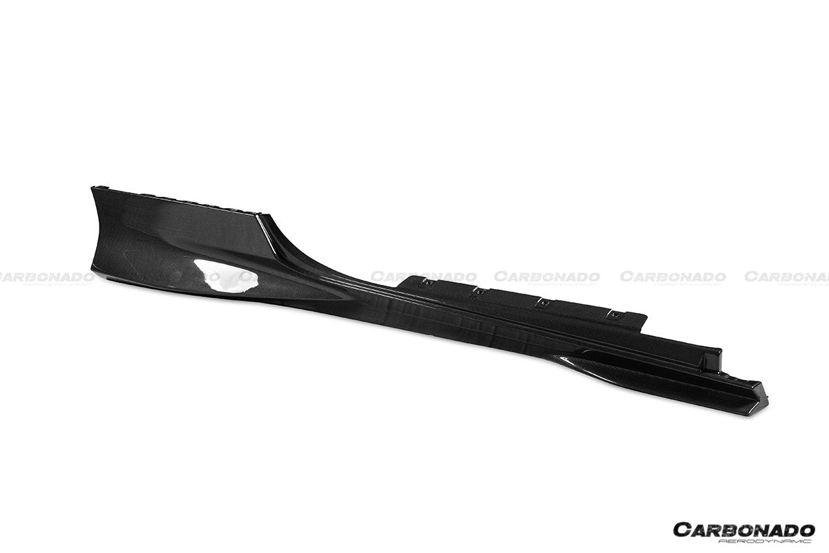 2019 - 2024 Ferrari F8 OEM Style Dry Carbon Fiber Side Skirts