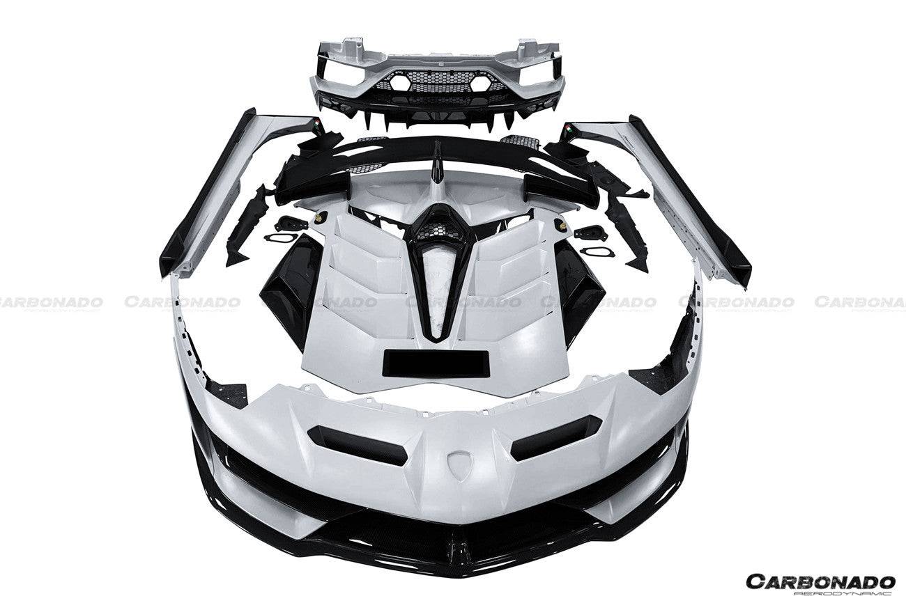 Lamborghini Aventador LB834 LP700 LP740 LP750 SVJ Style Partial Dry Carbon Fiber Aero Full Kit 2011-2021