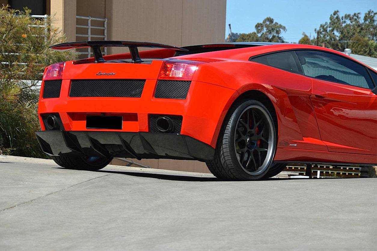 2004-2008 Lamborghini Gallardo OEM Style Carbon Fiber Rear Diffuser - Carbonado
