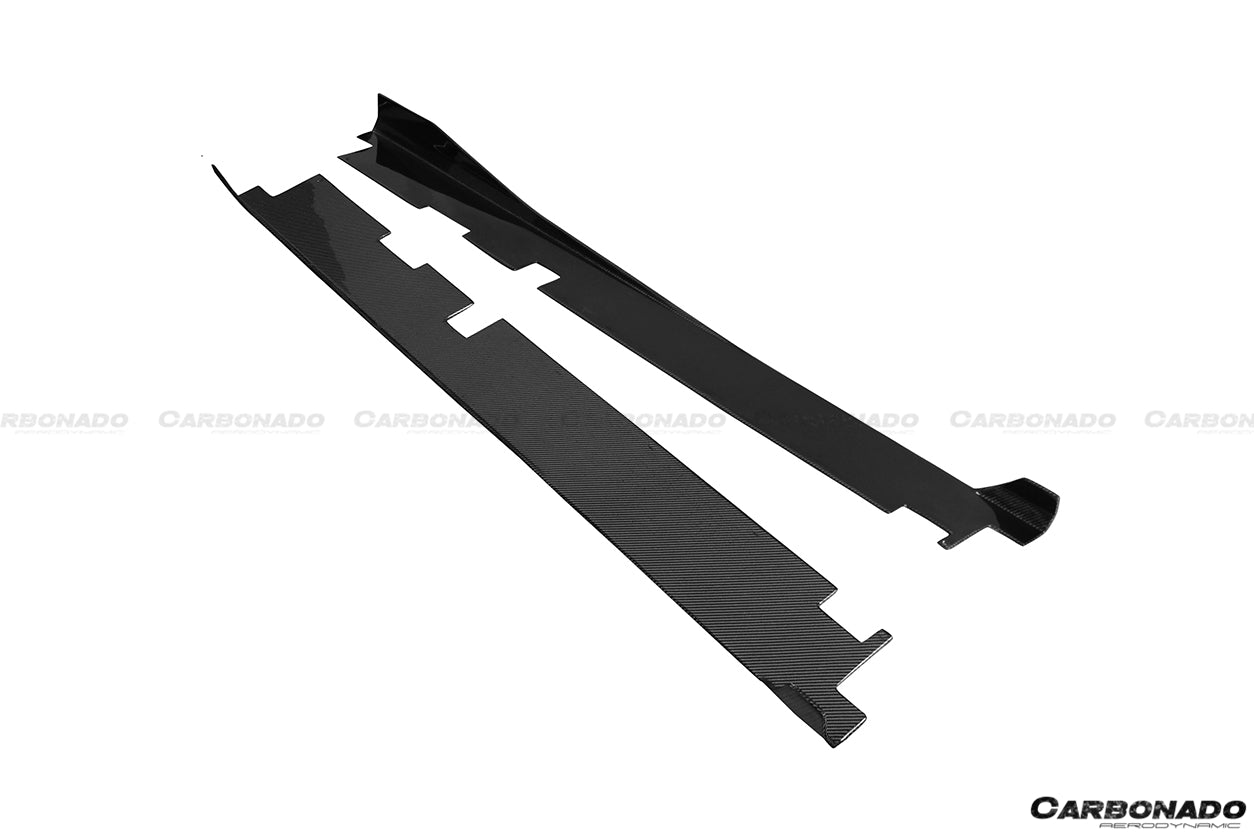 Lamborghini Huracan LB724 LP610 LP580 DC Style Carbon Fiber Side Skirt Underboards 2015-2019