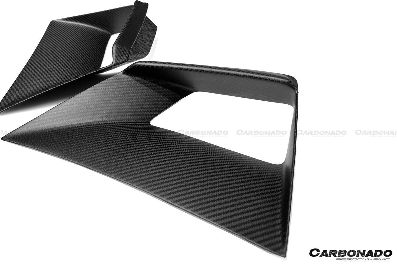2021 - 2025 Lamborghini Huracan STO Dry Carbon Fiber Hood Vents