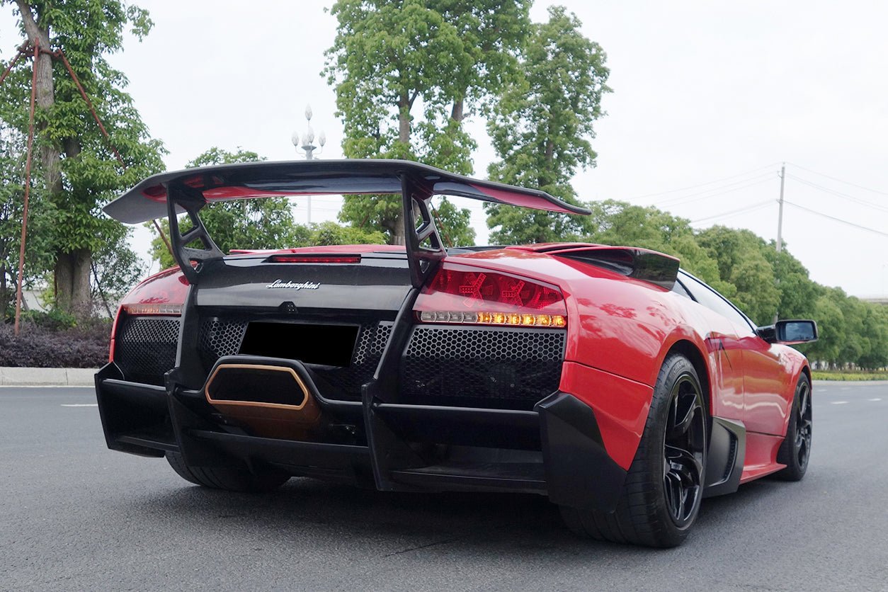 2001 - 2010 Lamborghini Murcielago SV Style Rear Bumper & Wing