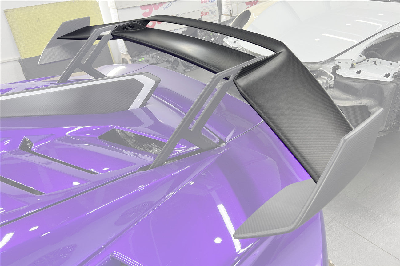 2021 - 2024 Lamborghini Huracan STO Dry Carbon Fiber Trunk Spoiler Wing Plate