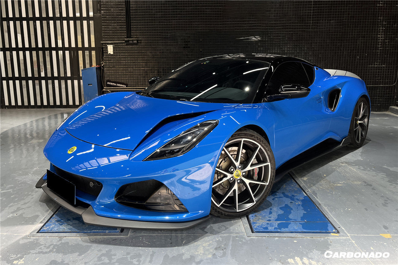 2021 - 2024 Lotus Emira OD Style Dry Carbon Fiber Front Lip Splitter