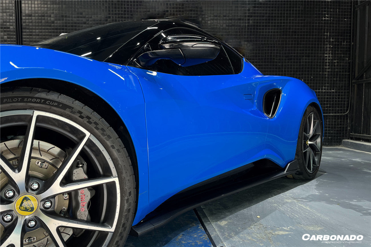 2021 - 2024 Lotus Emira OD Style Dry Carbon Fiber Side Skirts