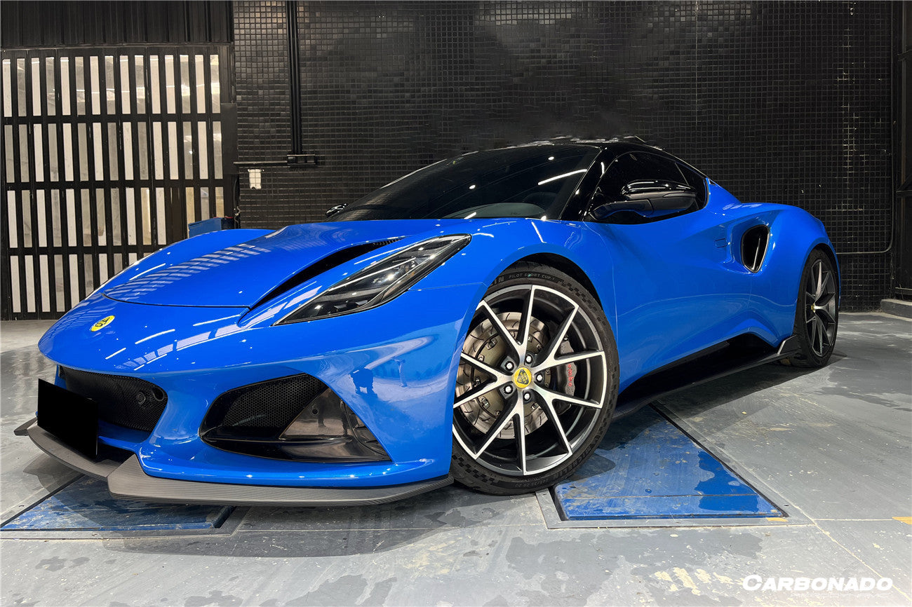 2021 - 2024 Lotus Emira OD Style Dry Carbon Fiber Front Lip Splitter