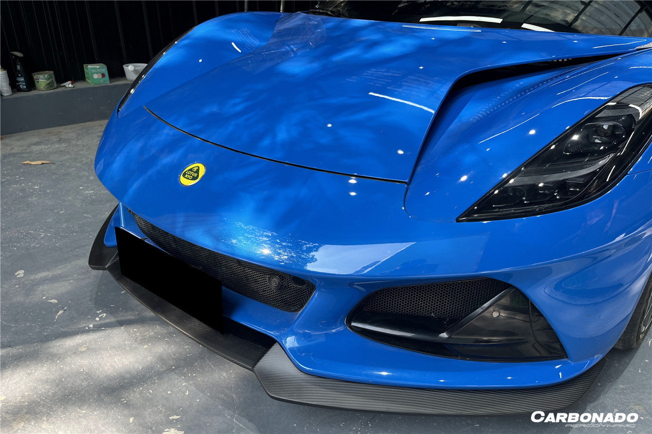 2021 - 2024 Lotus Emira OD Style Dry Carbon Fiber Front Lip Splitter