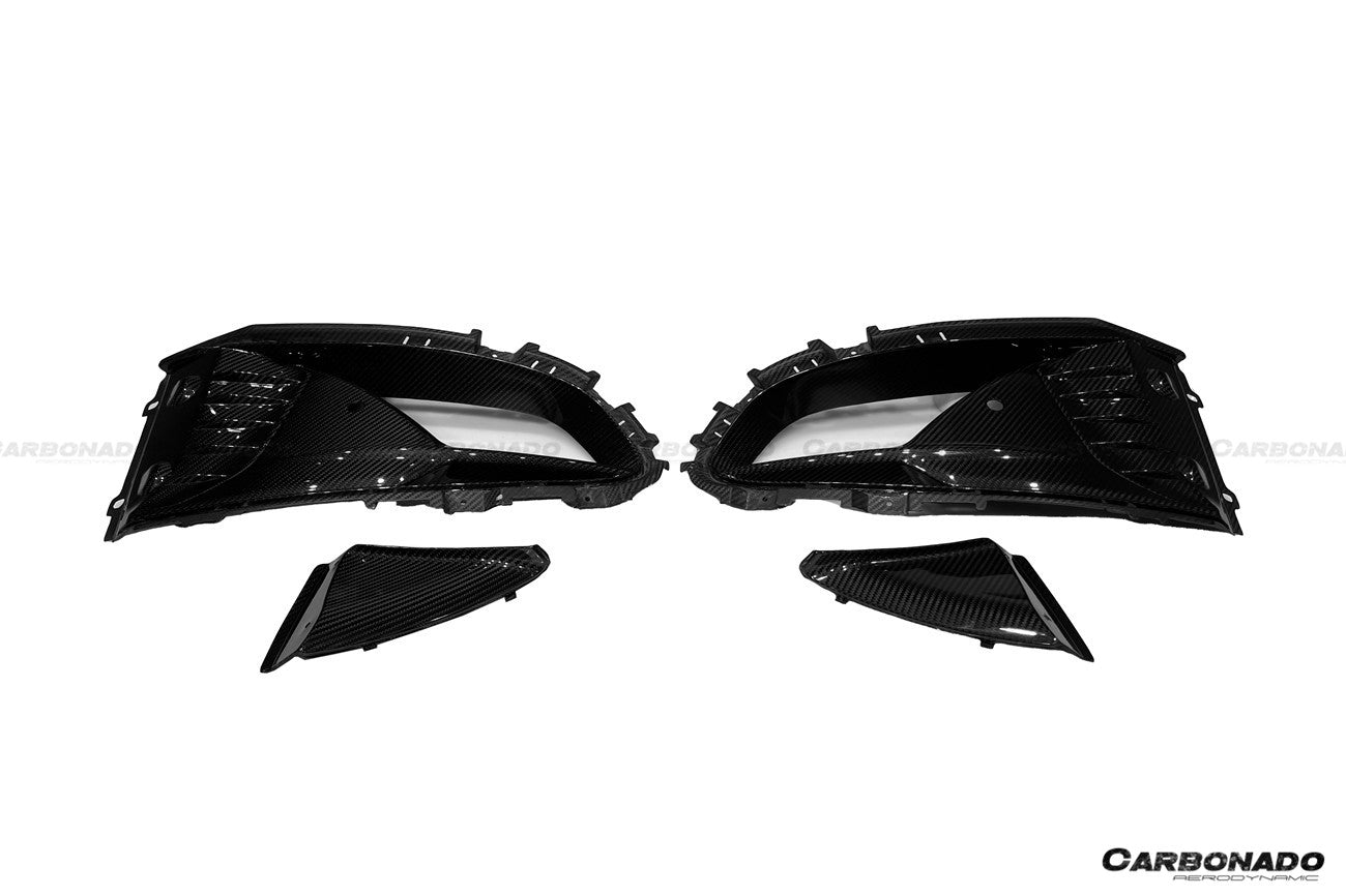 2021 - 2024 Lotus Emira OD Style Dry Carbon Fiber Front Bumper Vents