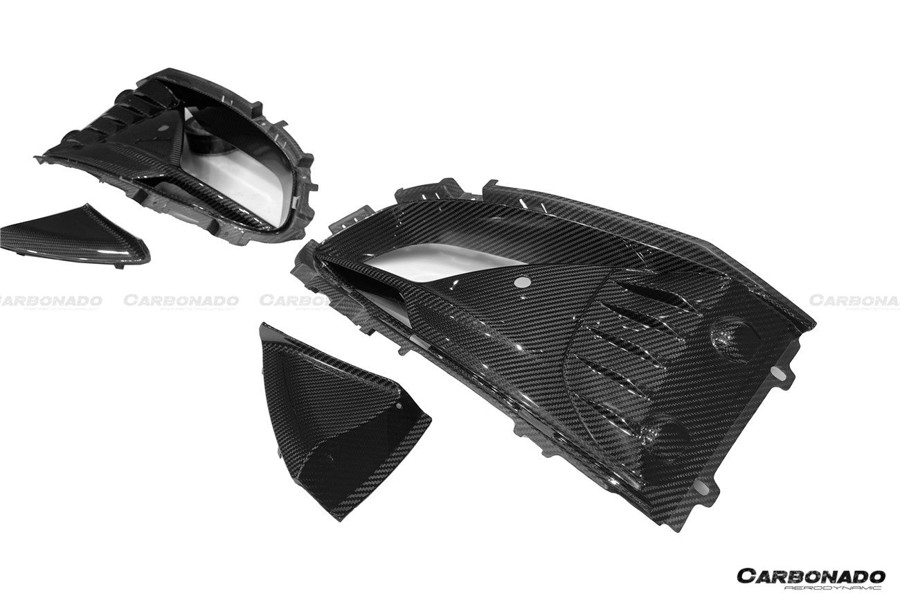 2021 - 2024 Lotus Emira OD Style Dry Carbon Fiber Front Bumper Vents