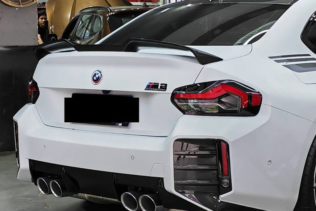 2021-2024 BMW M2 G87 Dry Carbon Fiber Trunk Spoiler