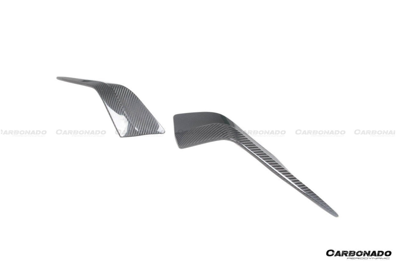 2020 - 2024 Maserati MC20 NVT Style Dry Carbon Fiber Front Lip Splitter