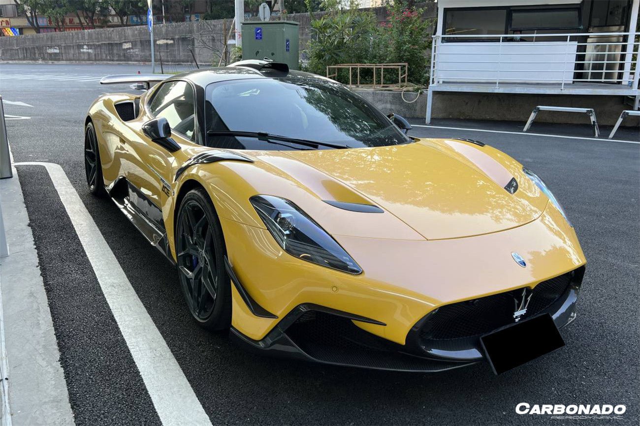 2020 - 2024 Maserati MC20 NVT Style Dry Carbon Fiber Fender Vents