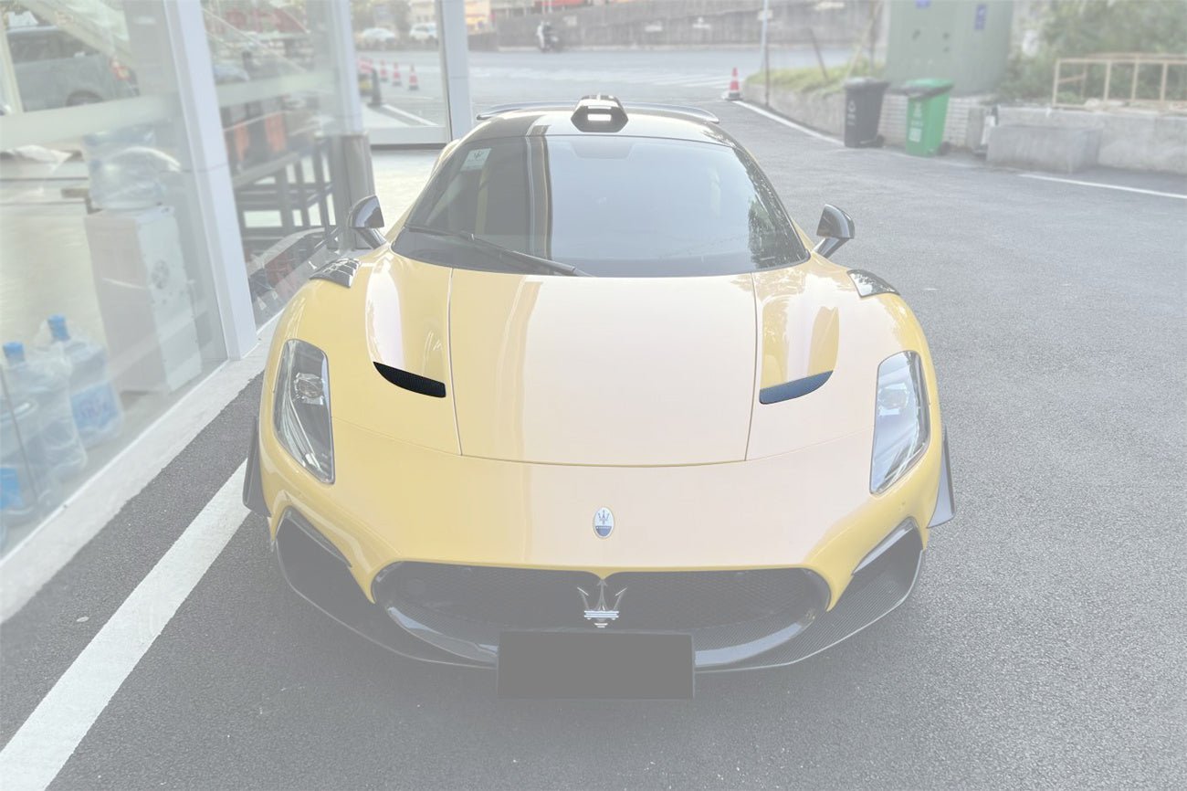 2020 - 2024 Maserati MC20 NVT Style Dry Carbon Fiber Fender Vents