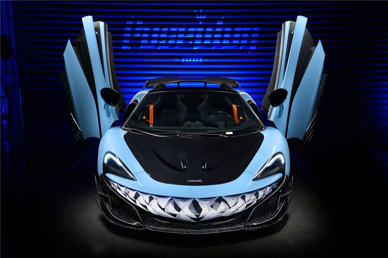 2018-2021 McLaren 540C & 570S & 600LT P1 Style Carbon Fiber Hood - Carbonado