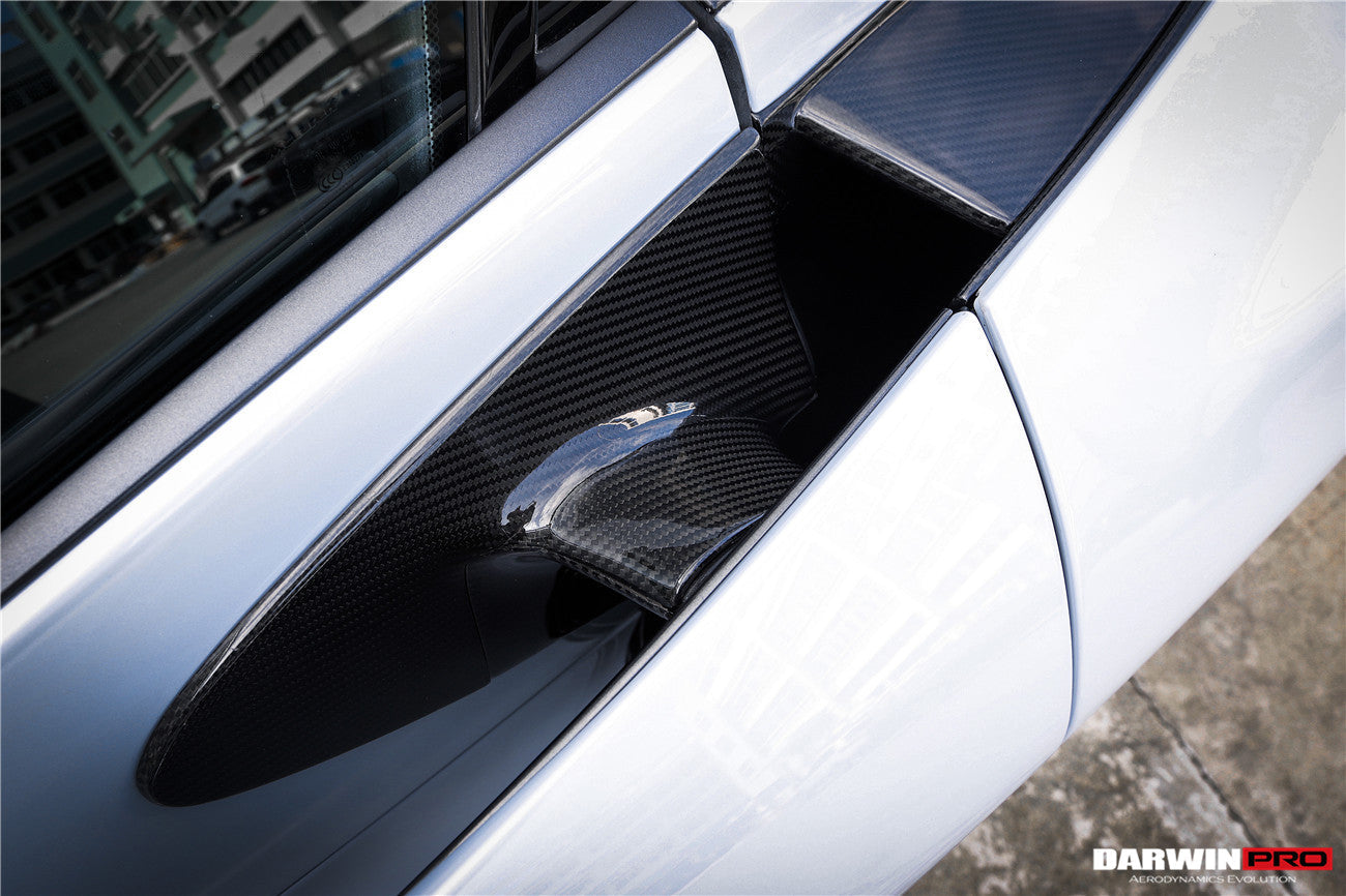2017 - 2022 McLaren 720s Dry Carbon Fiber Door Handles Patch