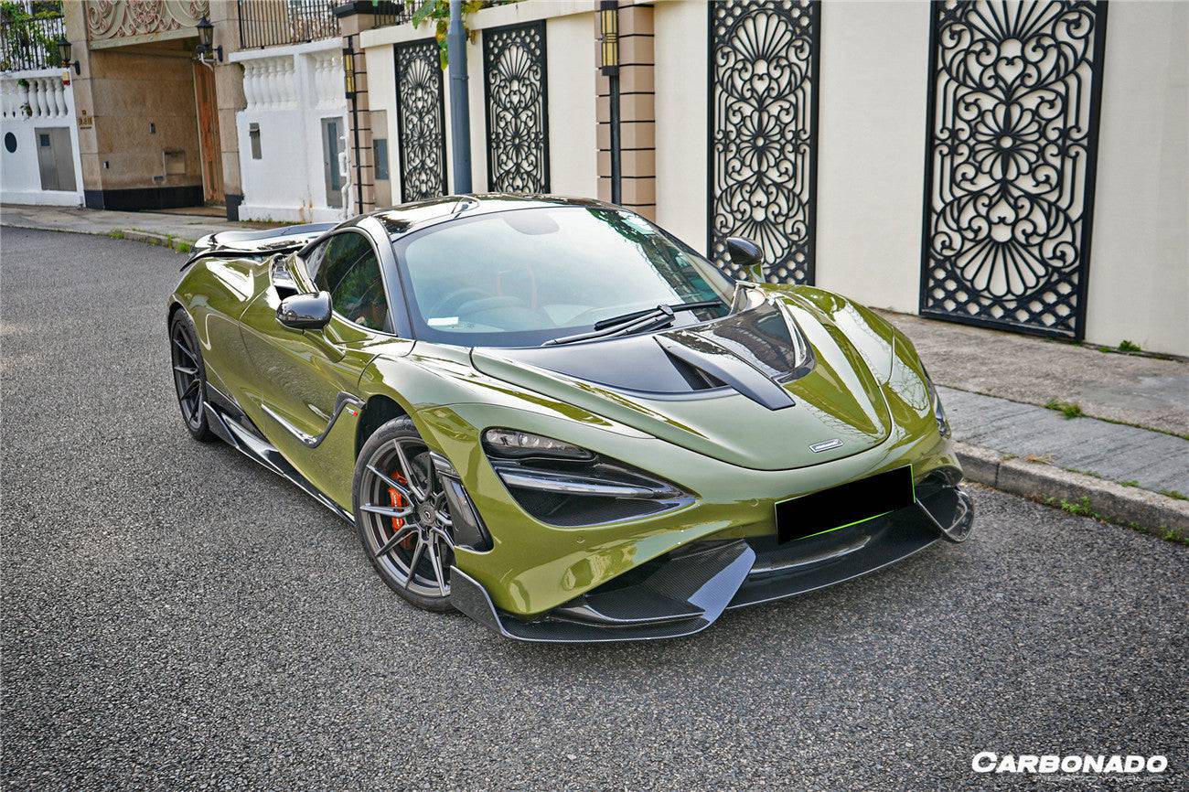 2017-2022 McLaren 720S Carbon Fiber Front Bumper Side Air Vents Replacement - Carbonado