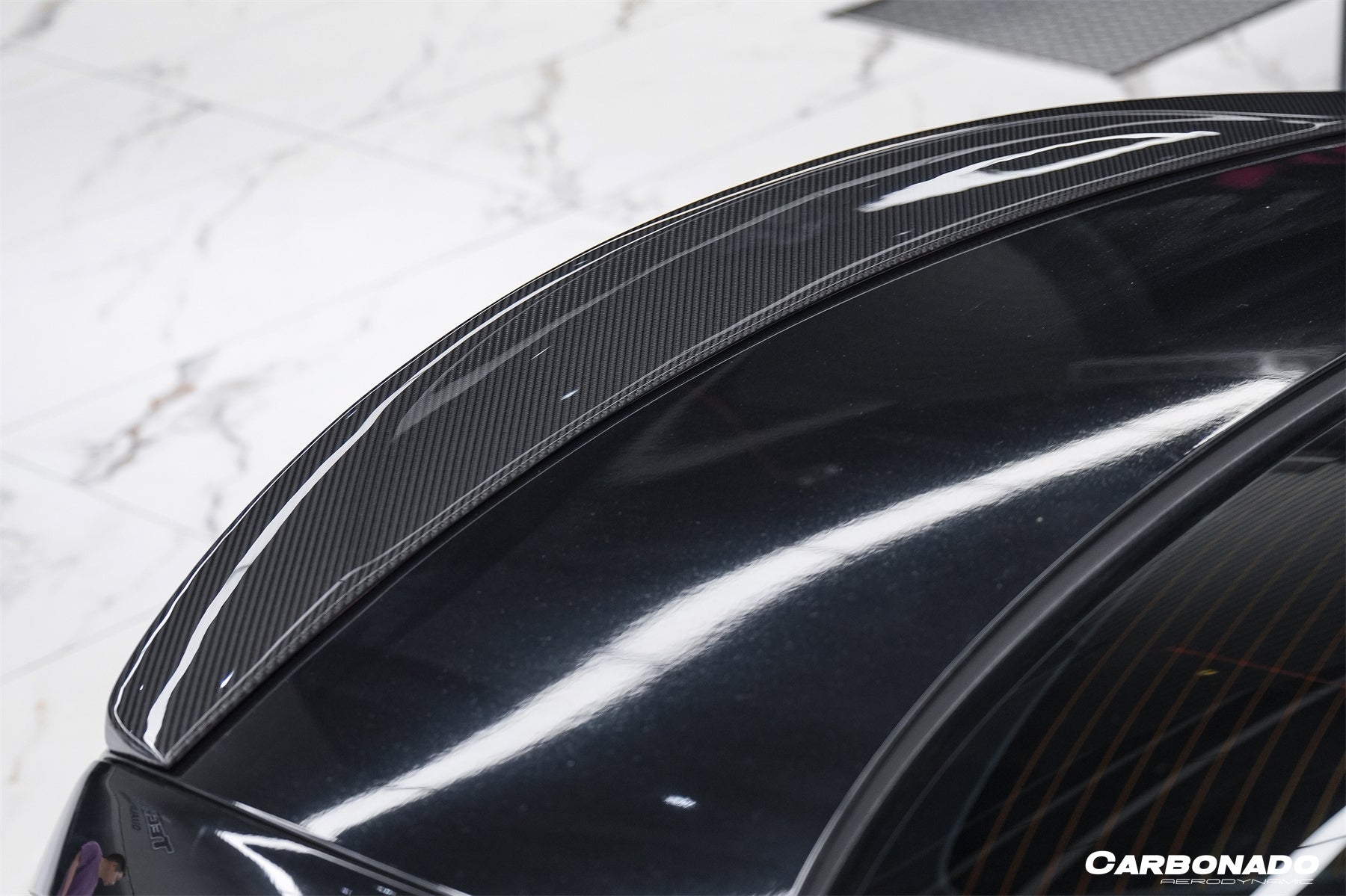 2014 - 2020 Mercedes Benz S Class W222 Sedan S63 S65 AMG RT Style Carbon Fiber Trunk Spoiler