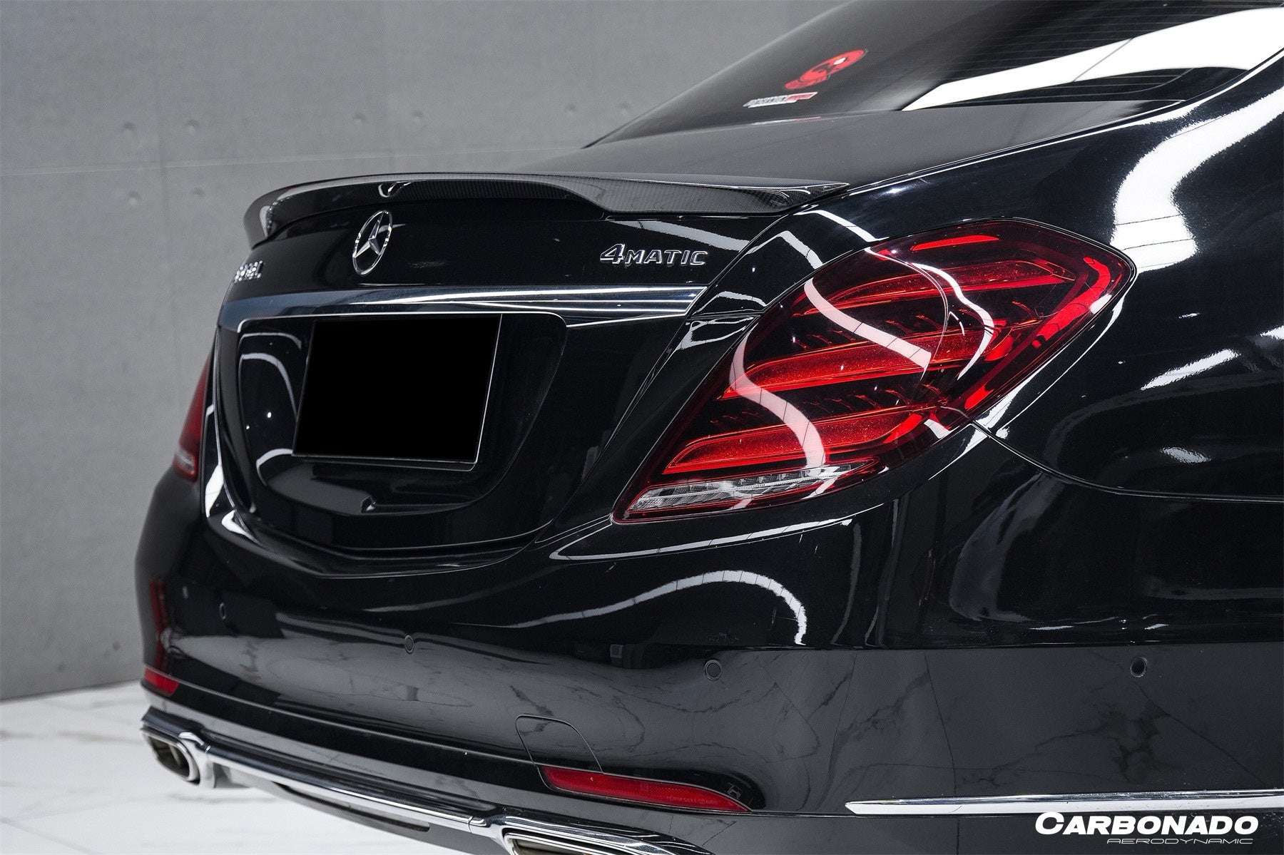 2014 - 2020 Mercedes Benz S Class W222 Sedan S63 S65 AMG RT Style Carbon Fiber Trunk Spoiler