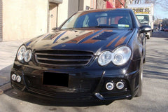 Mercedes-Benz C55 AMG W203 WI Style Front Bumper with LED Lights
