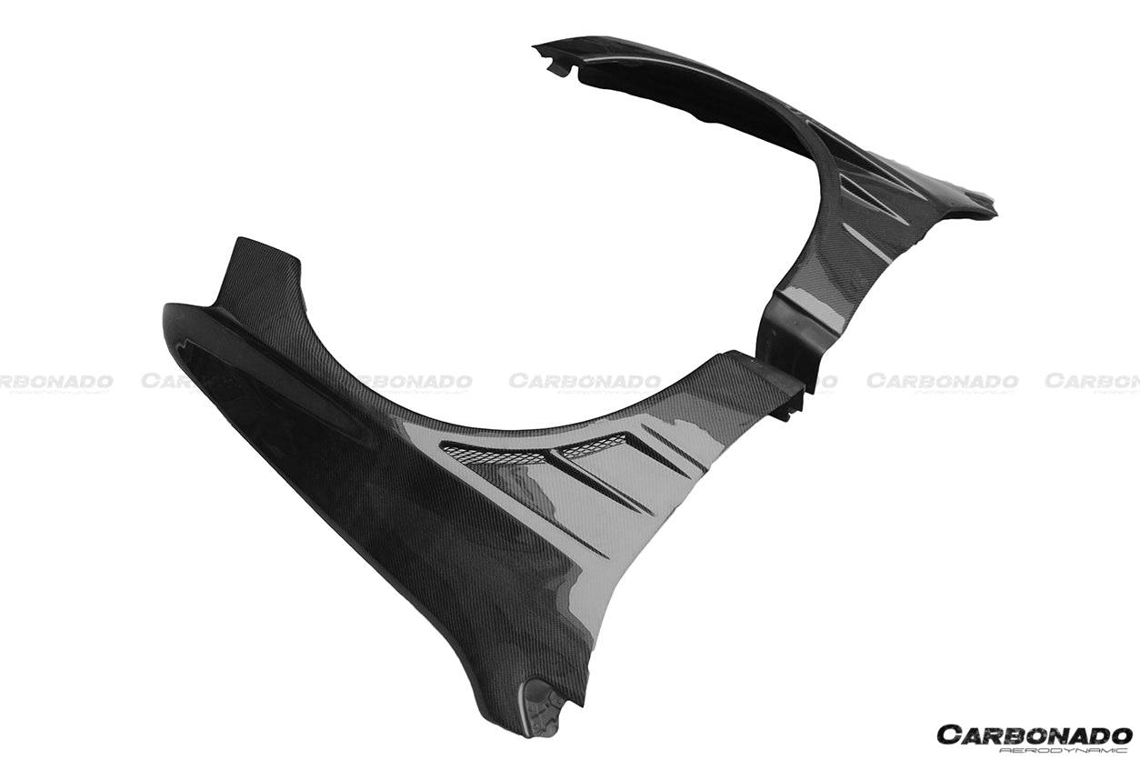 Mitsubishi Lancer Evolution VII VIII IX CT9A D1 Style Carbon Fiber Fenders 2003-2006