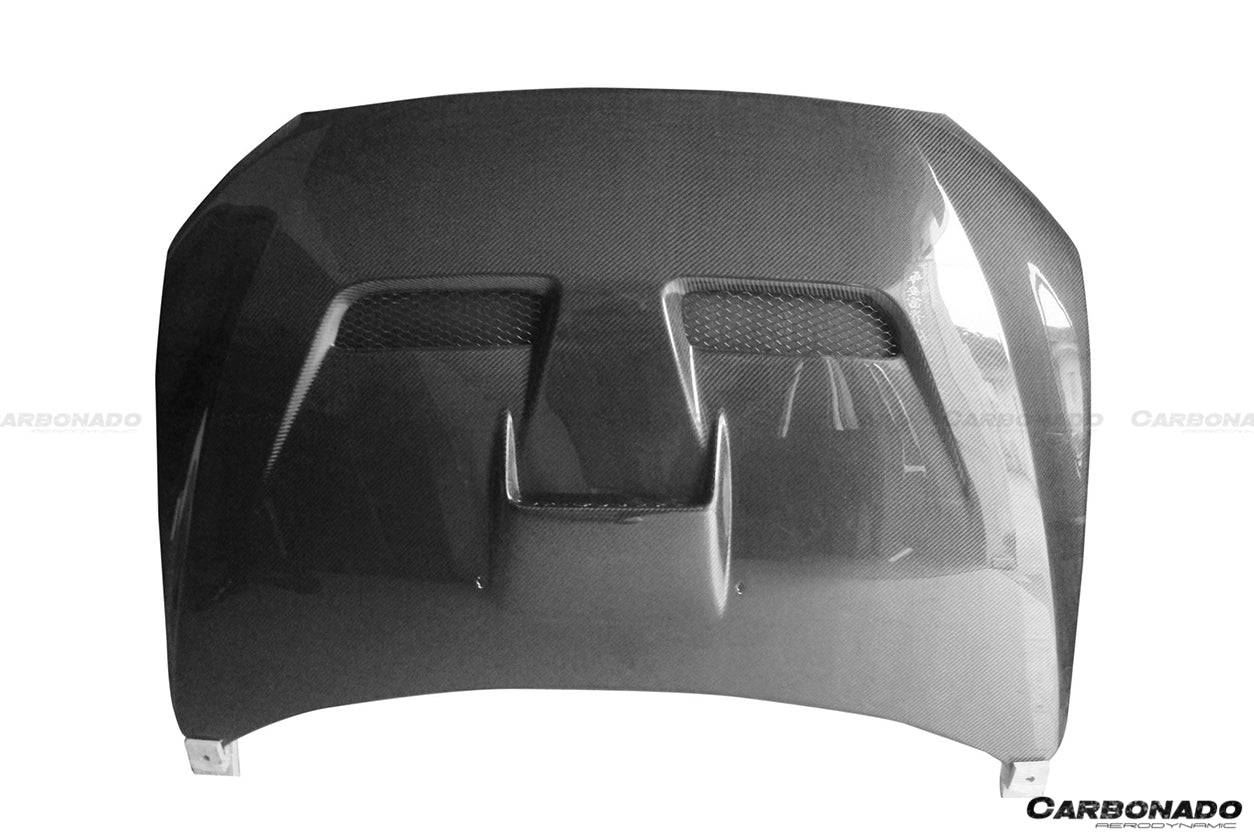 Mitsubishi Lancer Evolution X CZ4A BS Style Carbon Fiber Hood 2008-2016