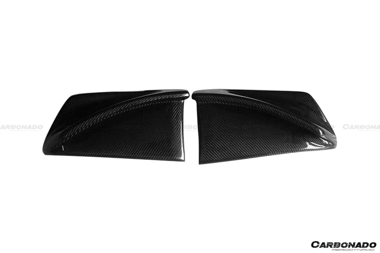 Mitsubishi Lancer Evolution X CZ4A RS Style Carbon Fiber Rear Caps 2008-2016
