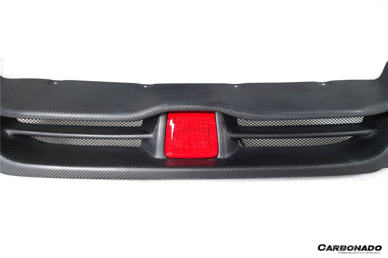 2012 - 2016 Nissan GTR R35 DBA VA Style Rear Diffuser with LED Light