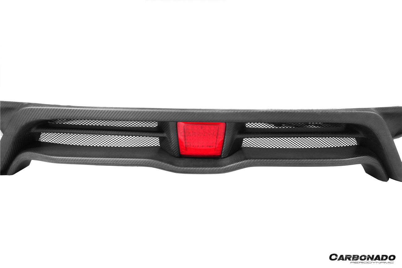 2012 - 2016 Nissan GTR R35 DBA VA Style Rear Diffuser with LED Light