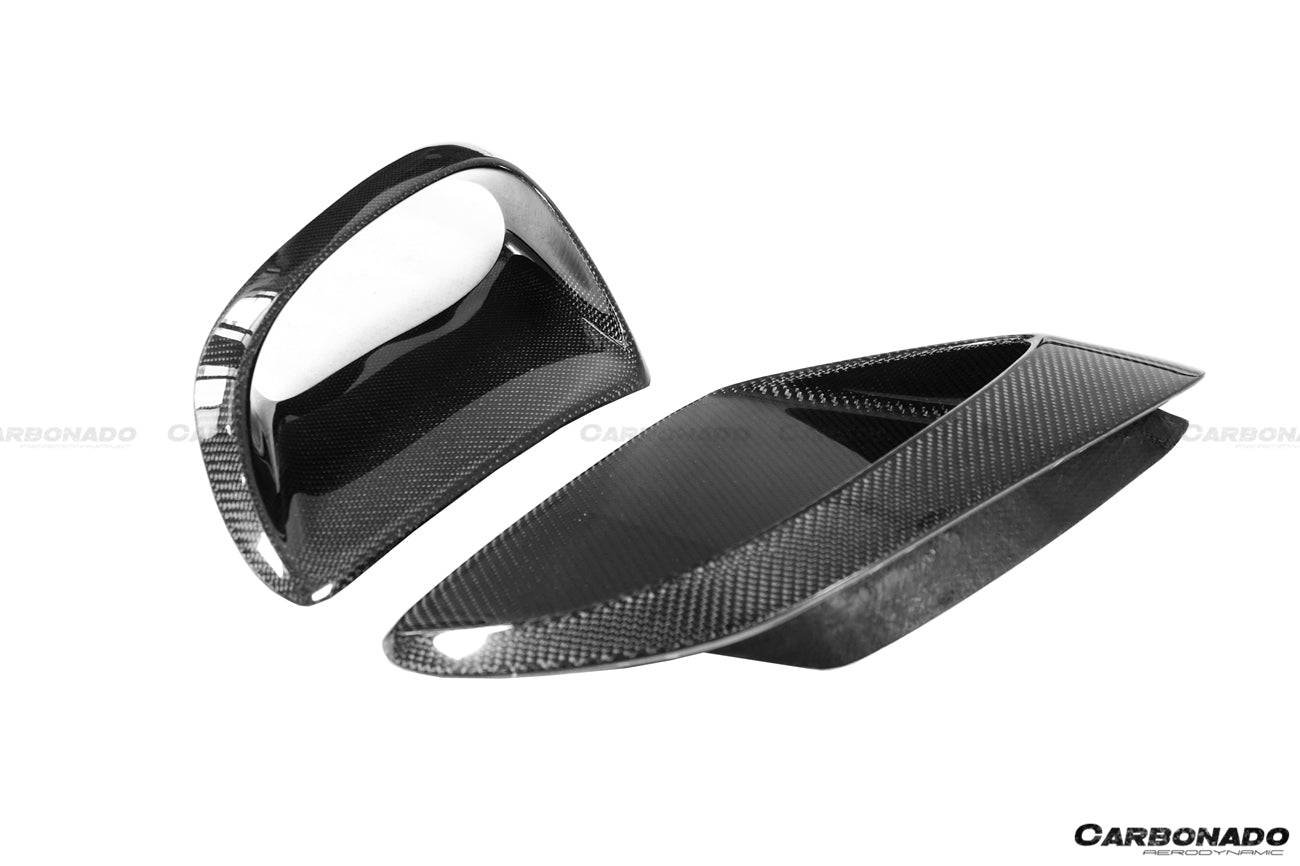 Porsche 911 991 Turbo S GT2RS Style Carbon Fiber Quarter Panel Side Scoops 2013-2019