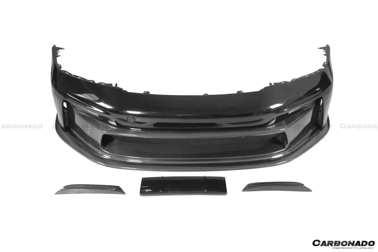 Porsche 911 992 Carrera S 4 4S Targa Cabriolet GT3 Style Front Bumper 2019-2024