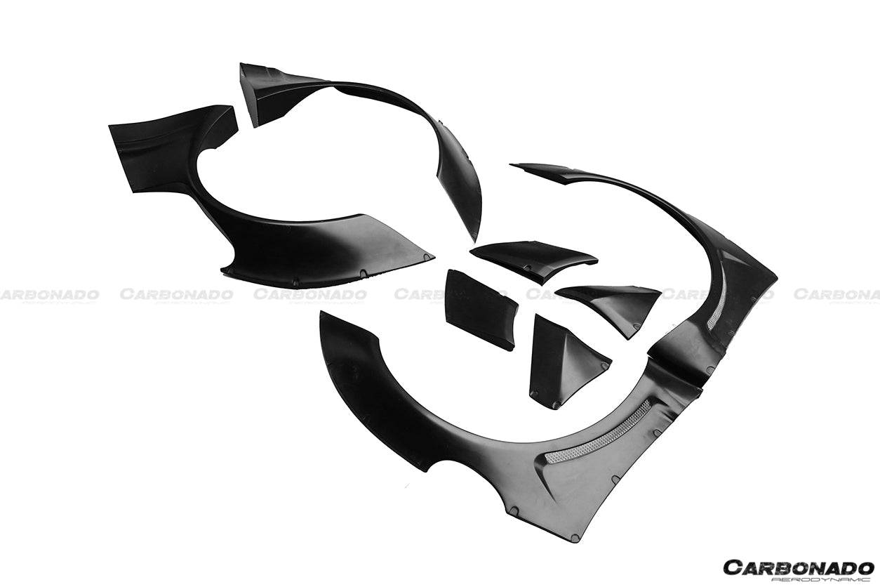 Porsche 911 997.2 Turbo Turbo S DE Style Wide Body Fender Flares 2009-2012