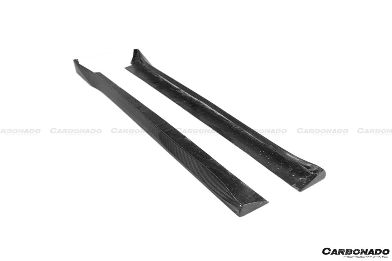 Porsche 911 991.2 Carrera S 4S GTS OD Style Carbon Fiber Side Skirts 2016-2019