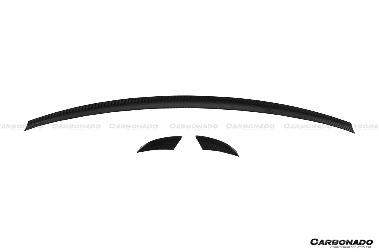 Audi Q8 SQ8 RSQ8 AD Style Dry Carbon Fiber Trunk Spoiler 2019-2023