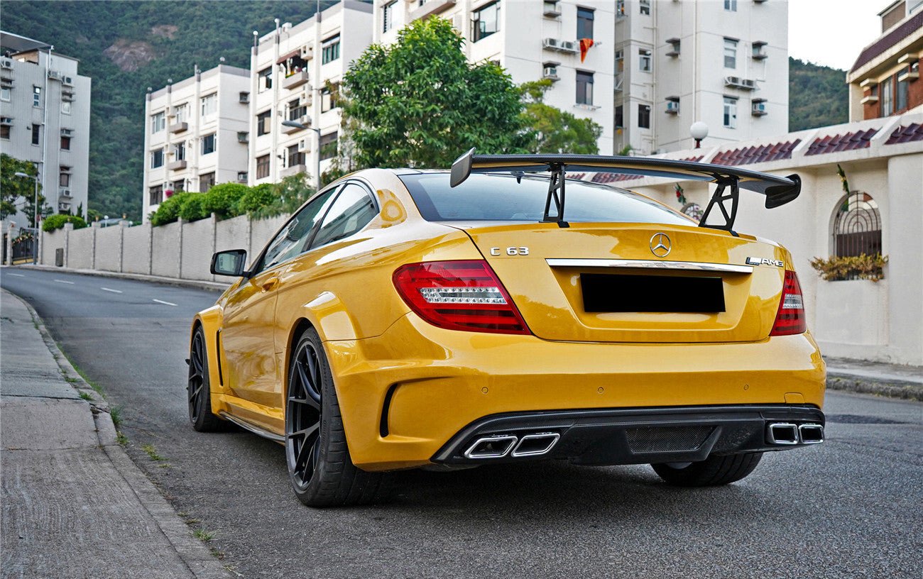 2012 - 2014 Mercedes Benz W204 C63 AMG Coupe BKSS Style Wide Full Body Kit