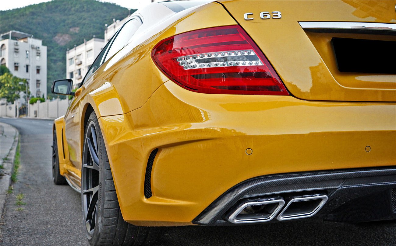 2012 - 2014 Mercedes Benz W204 C63 AMG Coupe BKSS Style Wide Full Body Kit