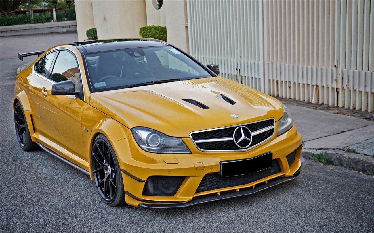 2012 - 2014 Mercedes Benz W204 C63 AMG Coupe BKSS Style Wide Full Body Kit