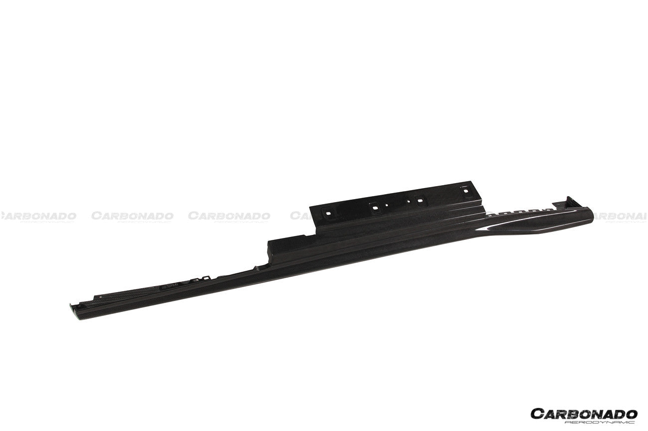 2017 - 2024 Ferrari 812 Superfast & GTS OEM Style Dry Carbon Fiber Side Skirts