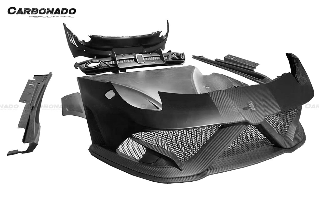 Ferrari F12 Berlinetta MSY Style Dry Carbon Fiber Full Body Kit 2012-2017