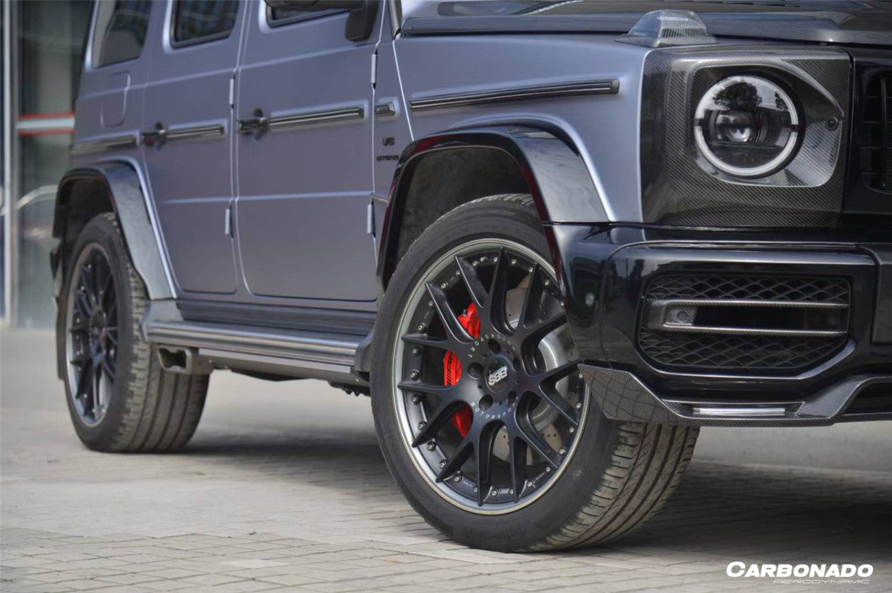 2018 - 2024 Mercedes Benz G63 AMG W464 G-Wagen TC Style Dry Carbon Fiber Front Lip
